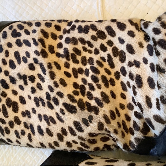 Cowgirl boots, western pony fur pattern, Italian leather, leather lined inside - Picture 10 of 15